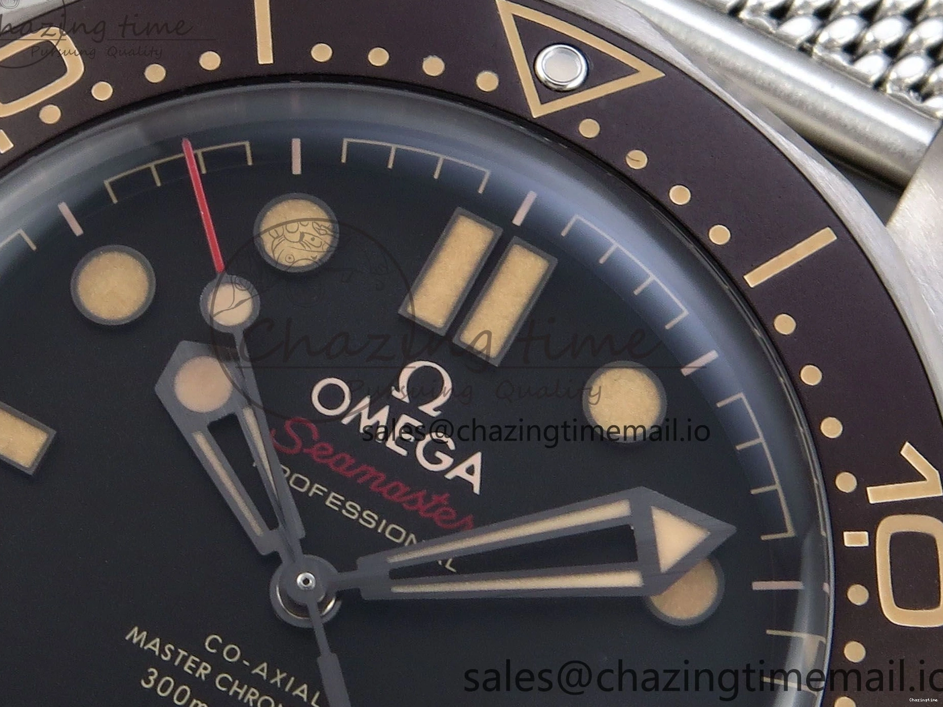 0423 Original Seamaster 300 “No Time to Die” Limited Edition VSF 1:1 Best Edition on SS Mesh Bracelet A8806(Free Nato) V 7679